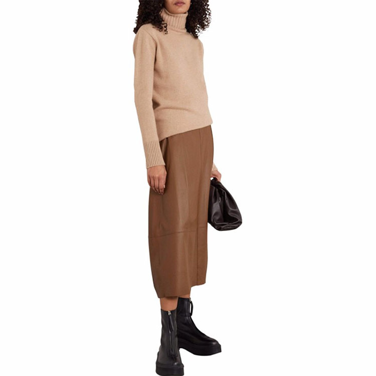 Lookbook (W) ''S Max Mara MaxMara 驼色羊毛高领毛衣 136602036002-NASTRO