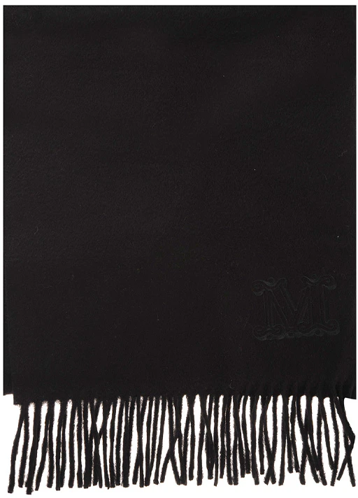 women-s-max-mara-max-mara-cashmere-scarf-black-45463117600008