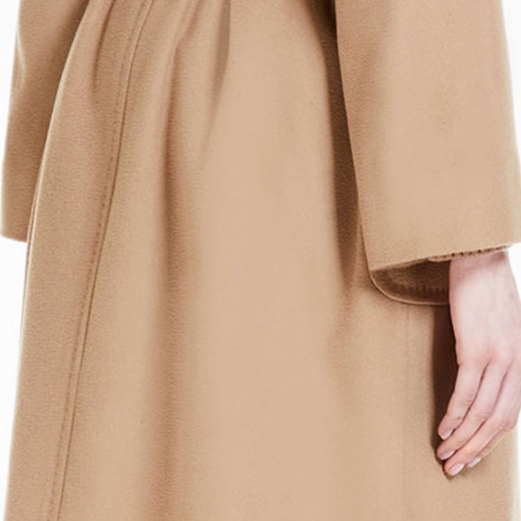 Details for (W) ''S Max Mara MaxMara 休閒中長款腰帶大衣 單色駝色 6016173306