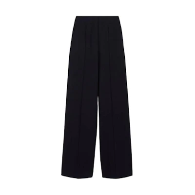 (Women) 'S Max Mara MaxMara Cervo Grey Elastic Waist Wide-Leg Casual Pants. 1131174106001-CERVO