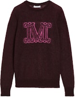 (W) ''S Max Mara MaxMara チャンタル FW22 レッド ロゴ ジャカード クルーネック セーター レディース 1366022306021-CHANTAL Order (W) ''S Max Mara MaxMara チャンタル FW22 レッド ロゴ ジャカード クルーネック セーター レディース 1366022306021-CHANTAL