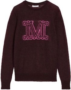 (W) ''S Max Mara MaxMara Chantal FW22 红色标志提花针织圆领毛衣 女款 1366022306021-CHANTAL Order (W) ''S Max Mara MaxMara Chantal FW22 红色标志提花针织圆领毛衣 女款 1366022306021-CHANTAL