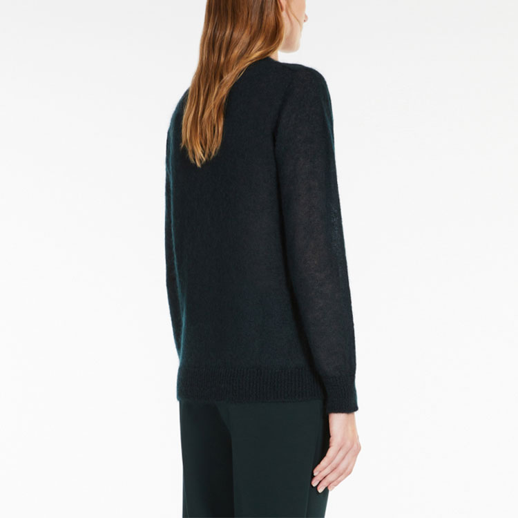 (Women) 'S Max Mara MaxMara Chantal Logo Jacquard Knit Sweater Green -  Round Neck Pullover. 1366022306023-CHANTAL 圖 5