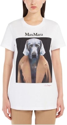 (Women) 'S Max Mara MaxMara Cipria Graphic Print Short Sleeve Crewneck T-Shirt White - Women’s 1946074106016-CIPRIA Lookbook (Women) 'S Max Mara MaxMara Cipria Graphic Print Short Sleeve Crewneck T-Shirt White - Women’s 1946074106016-CIPRIA