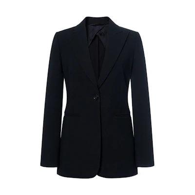 (Women) 'S Max Mara MaxMara Circeo Slim Fit Single-Breasted Blazer Jacket Black 1916023906001-CIRCEO