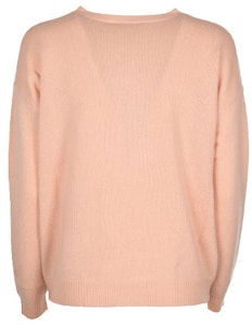 (W) Jersey Clásico de Cashmere ''S Max Mara Logo M Cuello Redondo en Rosa Malva. 13660299600-011 Lookbook (W) Jersey Clásico de Cashmere ''S Max Mara Logo M Cuello Redondo en Rosa Malva. 13660299600-011