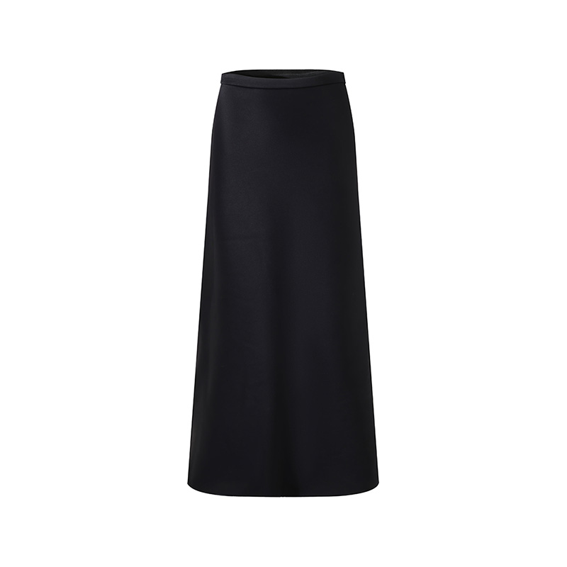 (Women) 'S Max Mara MaxMara Clavier Black Flared Slim Fit Casual Long Skirt for Women. 1177102106001-CLAVIER