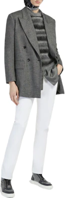 (W) ''S Max Mara Colonia Baju Jalur Lengan Panjang Leher Bulat Wanita Kelabu 1366092306009-COLONIA Purchase (W) ''S Max Mara Colonia Baju Jalur Lengan Panjang Leher Bulat Wanita Kelabu 1366092306009-COLONIA