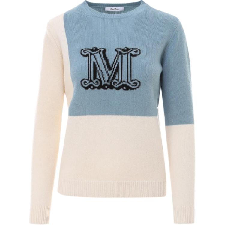 (Women) 'S Max Mara MaxMara Colorblock Cashmere Sweater Beige 13610311600-012