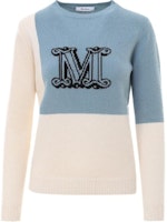 (W) ''S Max Mara MaxMara 拼色羊絨毛衣 米色 13610311600-012 Order (W) ''S Max Mara MaxMara 拼色羊絨毛衣 米色 13610311600-012