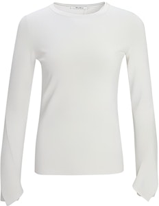(W) ''S マックスマーラ MaxMara クルーネック ロングスリーブ Tシャツ オフホワイト 13661109600001-ARABBA Buy (W) ''S マックスマーラ MaxMara クルーネック ロングスリーブ Tシャツ オフホワイト 13661109600001-ARABBA