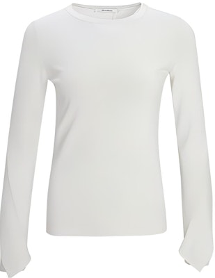 (W) ''S マックスマーラ MaxMara クルーネック ロングスリーブ Tシャツ オフホワイト 13661109600001-ARABBA Buy (W) ''S マックスマーラ MaxMara クルーネック ロングスリーブ Tシャツ オフホワイト 13661109600001-ARABBA