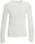Order (W) ''S マックスマーラ MaxMara クルーネック ロングスリーブ Tシャツ オフホワイト 13661109600001-ARABBA