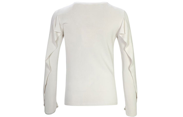 Lookbook (W) ''S マックスマーラ MaxMara クルーネック ロングスリーブ Tシャツ オフホワイト 13661109600001-ARABBA