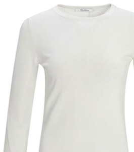 (W) ''S マックスマーラ MaxMara クルーネック ロングスリーブ Tシャツ オフホワイト 13661109600001-ARABBA Shop (W) ''S マックスマーラ MaxMara クルーネック ロングスリーブ Tシャツ オフホワイト 13661109600001-ARABBA