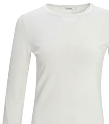 (W) ''S マックスマーラ MaxMara クルーネック ロングスリーブ Tシャツ オフホワイト 13661109600001-ARABBA Shop (W) ''S マックスマーラ MaxMara クルーネック ロングスリーブ Tシャツ オフホワイト 13661109600001-ARABBA