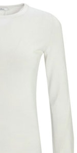 (W) ''S マックスマーラ MaxMara クルーネック ロングスリーブ Tシャツ オフホワイト 13661109600001-ARABBA Purchase (W) ''S マックスマーラ MaxMara クルーネック ロングスリーブ Tシャツ オフホワイト 13661109600001-ARABBA