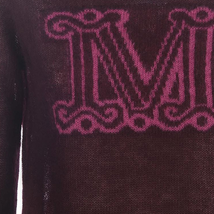 Purchase (W) ''에스 맥스마라 맥스마라 여성 크루넥 루즈핏 스웨터 퍼플 레드'' CHANTAL-021