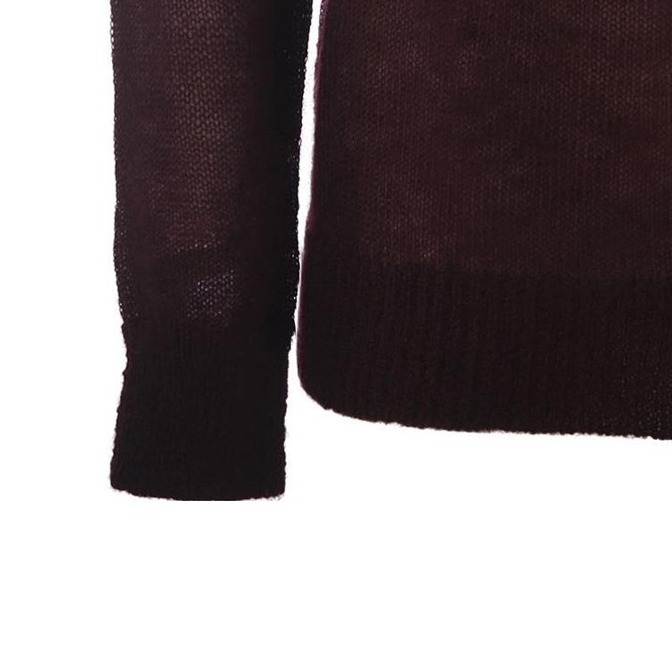 Details for (W) ''에스 맥스마라 맥스마라 여성 크루넥 루즈핏 스웨터 퍼플 레드'' CHANTAL-021