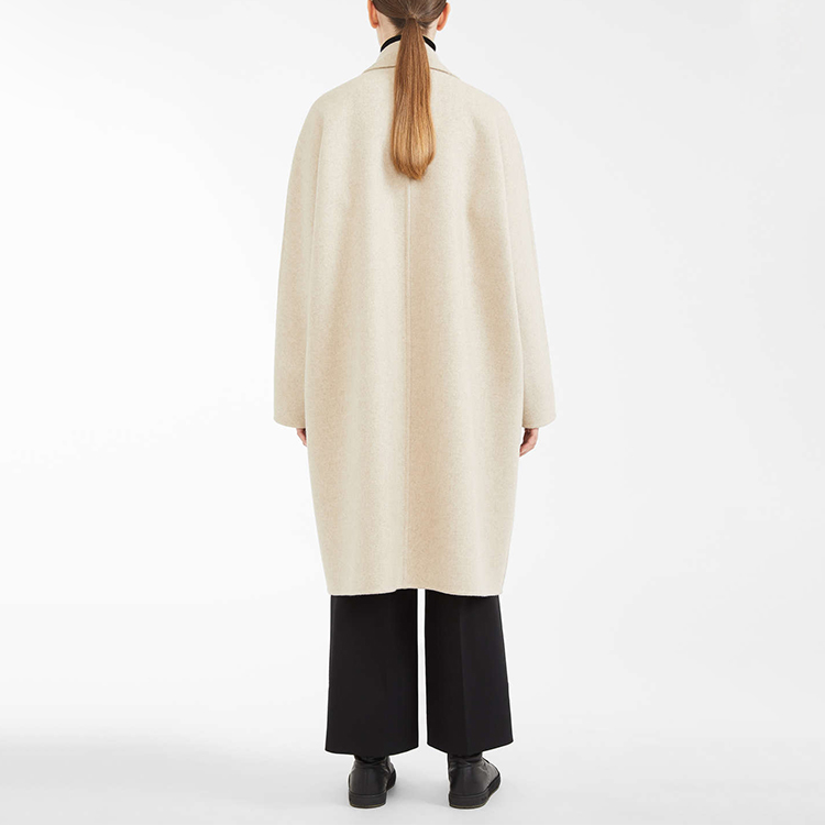 Purchase (W) ''S Max Mara MaxMara Doppia 米色羊绒中长款大衣 1016100506001-DOPPIA