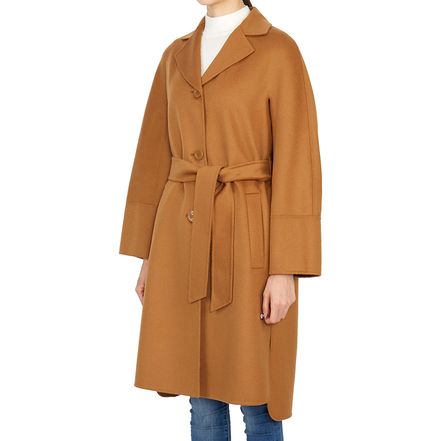 Purchase (W) ‘S Max Mara Eneide 棕色单排扣休闲大衣 60110317000-ENEIDE043