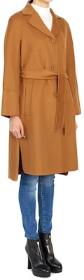 (W) ''S Max Mara MaxMara エネイデ カジュアル ブラウン シングルブレスト オーバーコート 60110317000-ENEIDE043 Sizing (W) ''S Max Mara MaxMara エネイデ カジュアル ブラウン シングルブレスト オーバーコート 60110317000-ENEIDE043