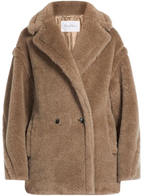 (W) ''S Max Mara 女士棕色短款羊驼毛泰迪熊大衣''. 1081044106025-ESPERO Order (W) ''S Max Mara 女士棕色短款羊驼毛泰迪熊大衣''. 1081044106025-ESPERO