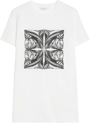 (Women) 'S Max Mara MaxMara Farad Embroidered Jersey Crewneck Short Sleeve T-Shirt White for Women 1946034206004-FARAD Buy (Women) 'S Max Mara MaxMara Farad Embroidered Jersey Crewneck Short Sleeve T-Shirt White for Women 1946034206004-FARAD