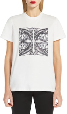 (Women) 'S Max Mara MaxMara Farad Embroidered Jersey Crewneck Short Sleeve T-Shirt White for Women 1946034206004-FARAD Shop (Women) 'S Max Mara MaxMara Farad Embroidered Jersey Crewneck Short Sleeve T-Shirt White for Women 1946034206004-FARAD