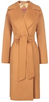 (Women) 'S Max Mara MaxMara Fazio Brown Wool Coat with Tie Waist. 60110117043-FAZIO (Women) 'S Max Mara MaxMara Fazio Brown Wool Coat with Tie Waist. 60110117043-FAZIO