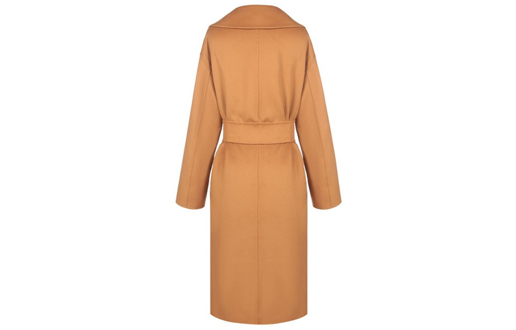 Lookbook (W) ''Abrigo de lana marrón Fazio Max Mara con cinturón ajustable''. 60110117043-FAZIO