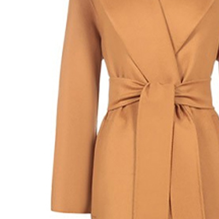 Details for (W) ''Abrigo de lana marrón Fazio Max Mara con cinturón ajustable''. 60110117043-FAZIO