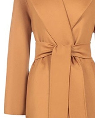 (W) ''S Max Mara MaxMara Fazio 棕色羊毛腰帶大衣. 60110117043-FAZIO Details for (W) ''S Max Mara MaxMara Fazio 棕色羊毛腰帶大衣. 60110117043-FAZIO