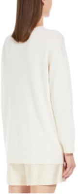 (Women) 'S Max Mara MaxMara Fido Series White Letter Print Crewneck Sweatshirt. 1366244206040-FIDO Purchase (Women) 'S Max Mara MaxMara Fido Series White Letter Print Crewneck Sweatshirt. 1366244206040-FIDO