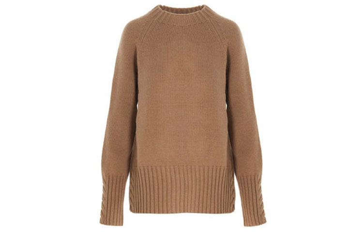 (Women) 'S Max Mara MaxMara Fitted Sweater Brown 93660403600-003