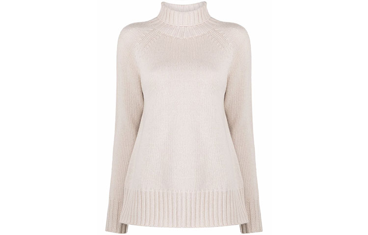 Order (W) ''赛马克斯Mara高领修身羊毛针织衫-米白色。'' 93661613600-MANTOVA001