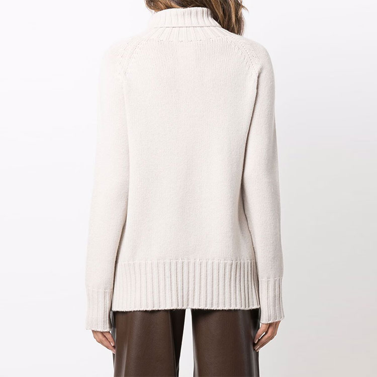 Shop (W) ''赛马克斯Mara高领修身羊毛针织衫-米白色。'' 93661613600-MANTOVA001