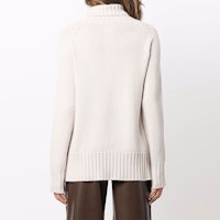 (W) ''赛马克斯Mara高领修身羊毛针织衫-米白色。'' 93661613600-MANTOVA001 Shop (W) ''赛马克斯Mara高领修身羊毛针织衫-米白色。'' 93661613600-MANTOVA001