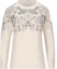 Buy (Women) 'S Max Mara MaxMara Floral Knit Crewneck Pullover Long Sleeve Sweater Women White 3136613306-001