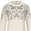 Shop (Women) 'S Max Mara MaxMara Floral Knit Crewneck Pullover Long Sleeve Sweater Women White 3136613306-001