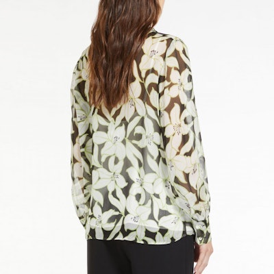(Women) 'S Max Mara MaxMara Floral Print Long Sleeve Shirt Green 6261023706 Shop (Women) 'S Max Mara MaxMara Floral Print Long Sleeve Shirt Green 6261023706