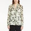 Purchase (Women) 'S Max Mara MaxMara Floral Print Long Sleeve Shirt Green 6261023706