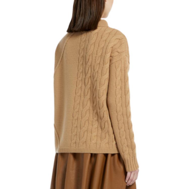 (Women) 'S Max Mara MaxMara FW22  Camel Wool Knit Sweater Pullover Jumper. 1366142306003-ACCORDO 圖 4