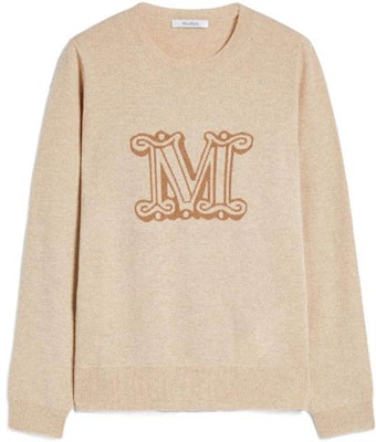 (W) 막스마라 FW22 로고 자카드 크루넥 스웨터 라이트 카멜. 13661029600002BIMBA Buy (W) 막스마라 FW22 로고 자카드 크루넥 스웨터 라이트 카멜. 13661029600002BIMBA