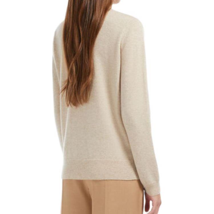 Purchase (W) 막스마라 FW22 로고 자카드 크루넥 스웨터 라이트 카멜. 13661029600002BIMBA