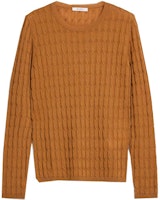 (W) ''S Max Mara MaxMara FW22 Sweater Rajut Wol Kabel Solid Beige 1366172306003-ECHO Order (W) ''S Max Mara MaxMara FW22 Sweater Rajut Wol Kabel Solid Beige 1366172306003-ECHO