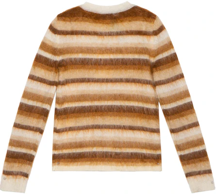 (W) ''斯麦克斯玛拉 MaxMara 2022秋冬条纹羊毛马海毛毛衣 女士棕色套头衫'' 1366092306010-colonia Lookbook (W) ''斯麦克斯玛拉 MaxMara 2022秋冬条纹羊毛马海毛毛衣 女士棕色套头衫'' 1366092306010-colonia