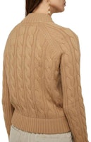 (W) 막스마라 FW23 브라운 슬림핏 패턴 긴팔 스웨터 2313460339600005 Details for (W) 막스마라 FW23 브라운 슬림핏 패턴 긴팔 스웨터 2313460339600005