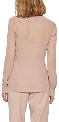 (W) ''Max Mara FW24 Baju Longgar Lengan Panjang Warna Pink Crew Neck untuk Wanita'' 1266014106-020 Purchase (W) ''Max Mara FW24 Baju Longgar Lengan Panjang Warna Pink Crew Neck untuk Wanita'' 1266014106-020