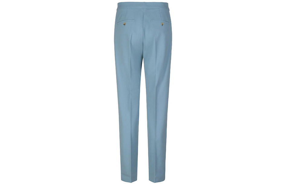 Lookbook (Women) 'S Max Mara MaxMara Gemona  Light Blue Wool Blend Casual Suit Pants. 1131132106003-GEMONA